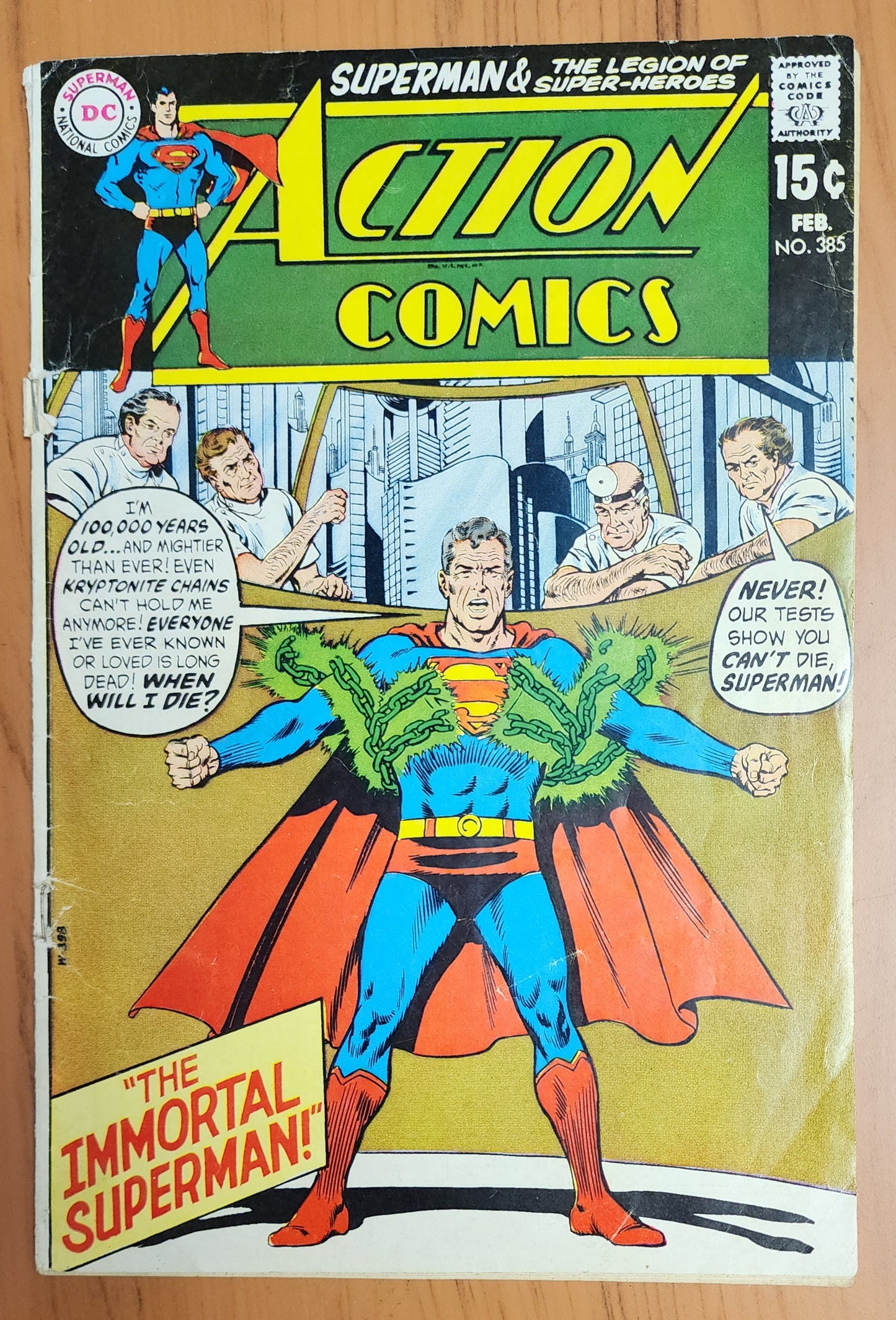 ACTION COMICS #385 1970 [J01] Action Comics DC COMICS