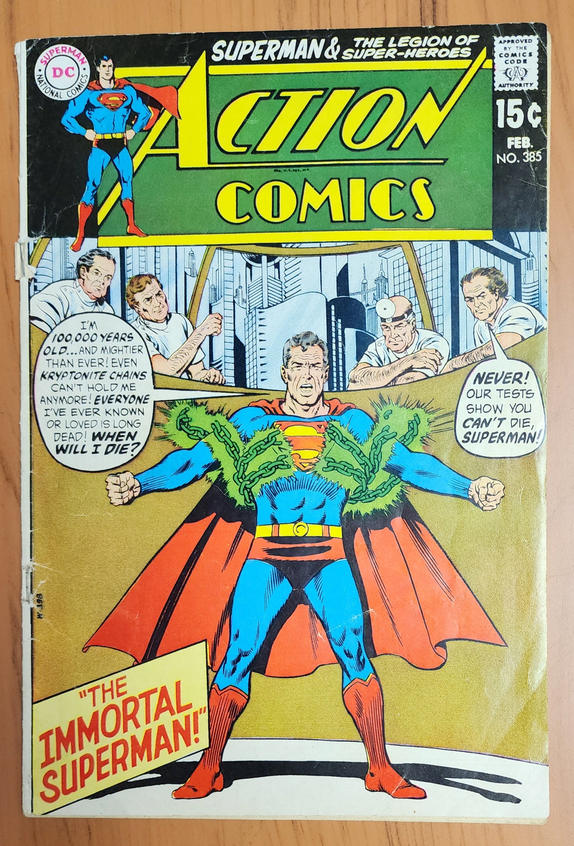 ACTION COMICS #385 1970 [J01] Action Comics DC COMICS