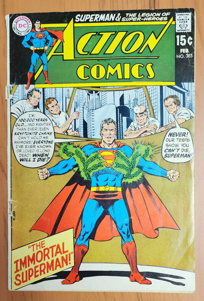 ACTION COMICS #385 1970 [J01] Action Comics DC COMICS