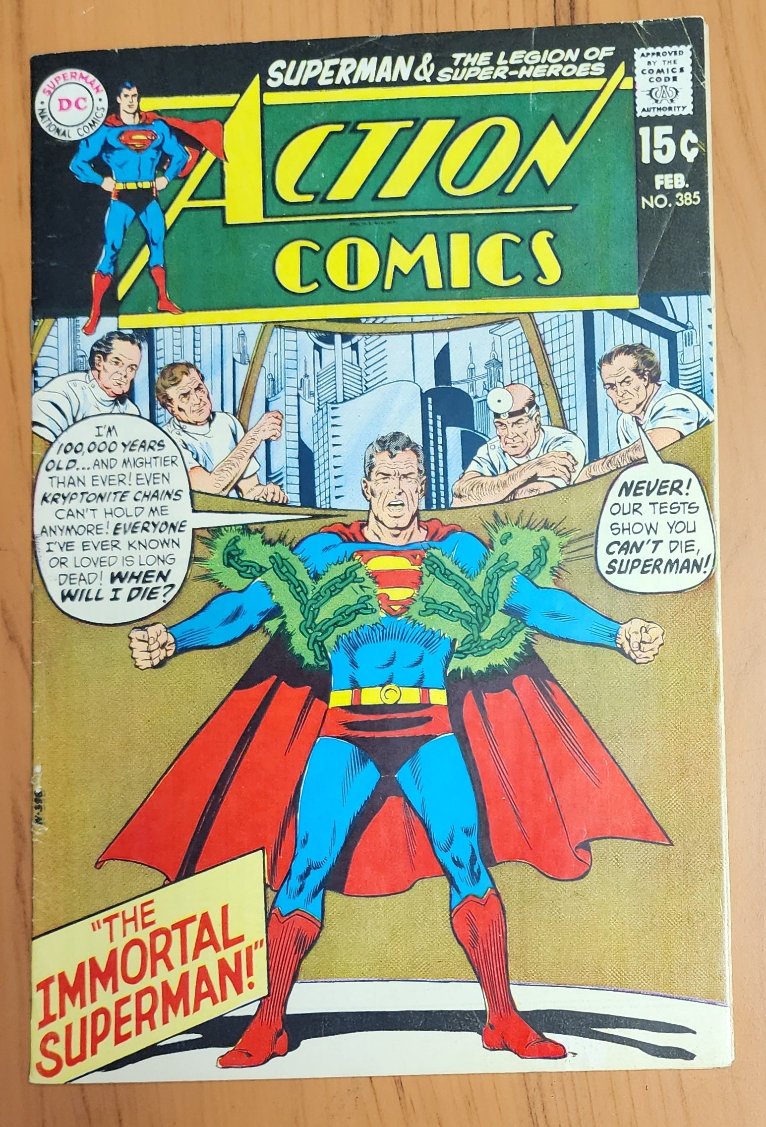 ACTION COMICS #385 1970 [J02] Action Comics DC COMICS