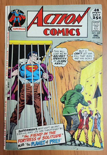ACTION COMICS #407 1971 [J01] Action Comics DC COMICS