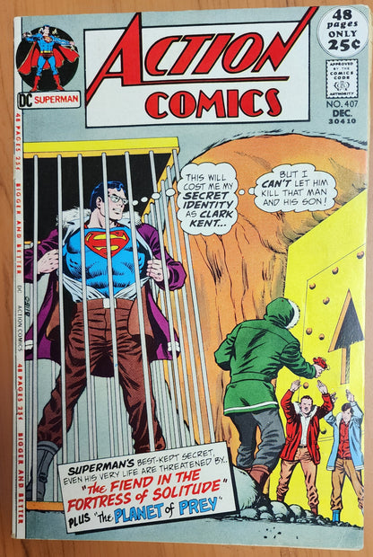 ACTION COMICS #407 1971 [J02] Action Comics DC COMICS