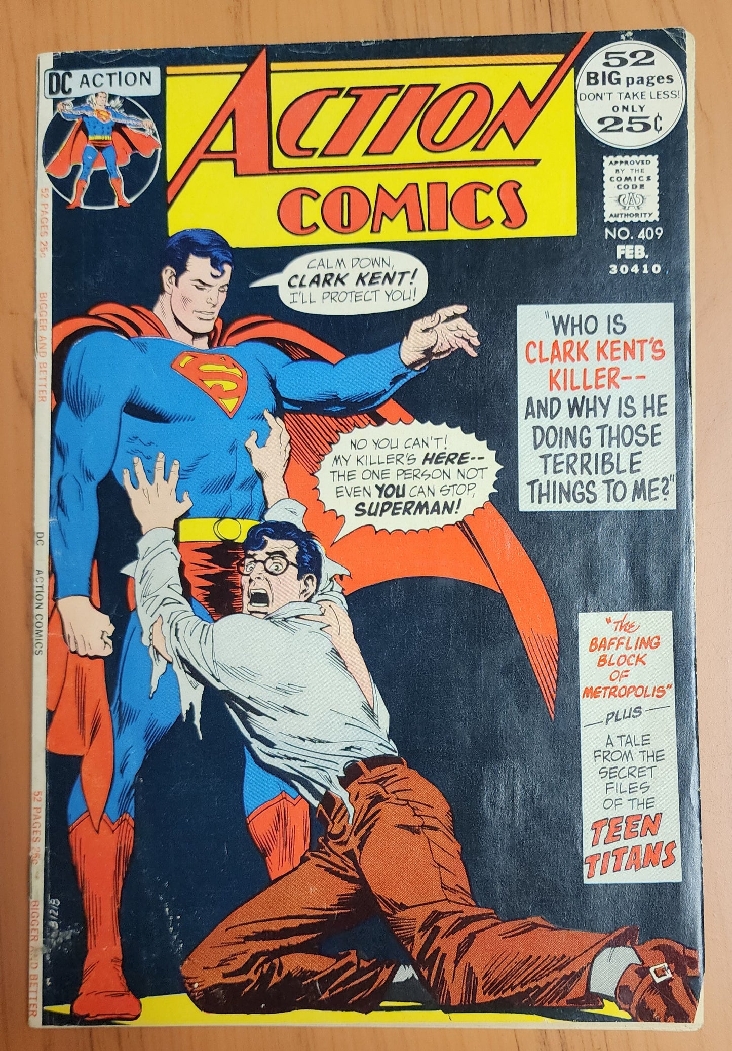 ACTION COMICS #409 1972 [J01] Action Comics DC COMICS