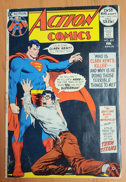 ACTION COMICS #409 1972 [J01] Action Comics DC COMICS