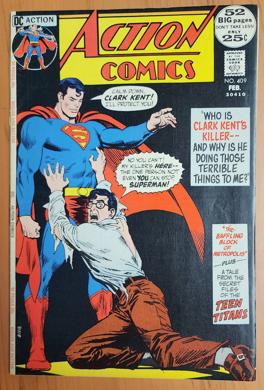 ACTION COMICS #409 1972 [J02] Action Comics DC COMICS