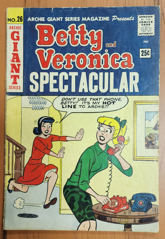 ARCHIE GIANT SERIES BETTY & VERONICA SPECTACULAR #26 1964 Betty & Veronica ARCHIE COMICS