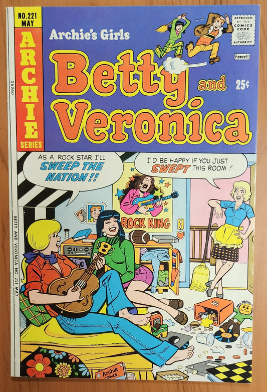 ARCHIES GIRLS BETTY & VERONICA #221 1973 Betty & Veronica ARCHIE COMICS