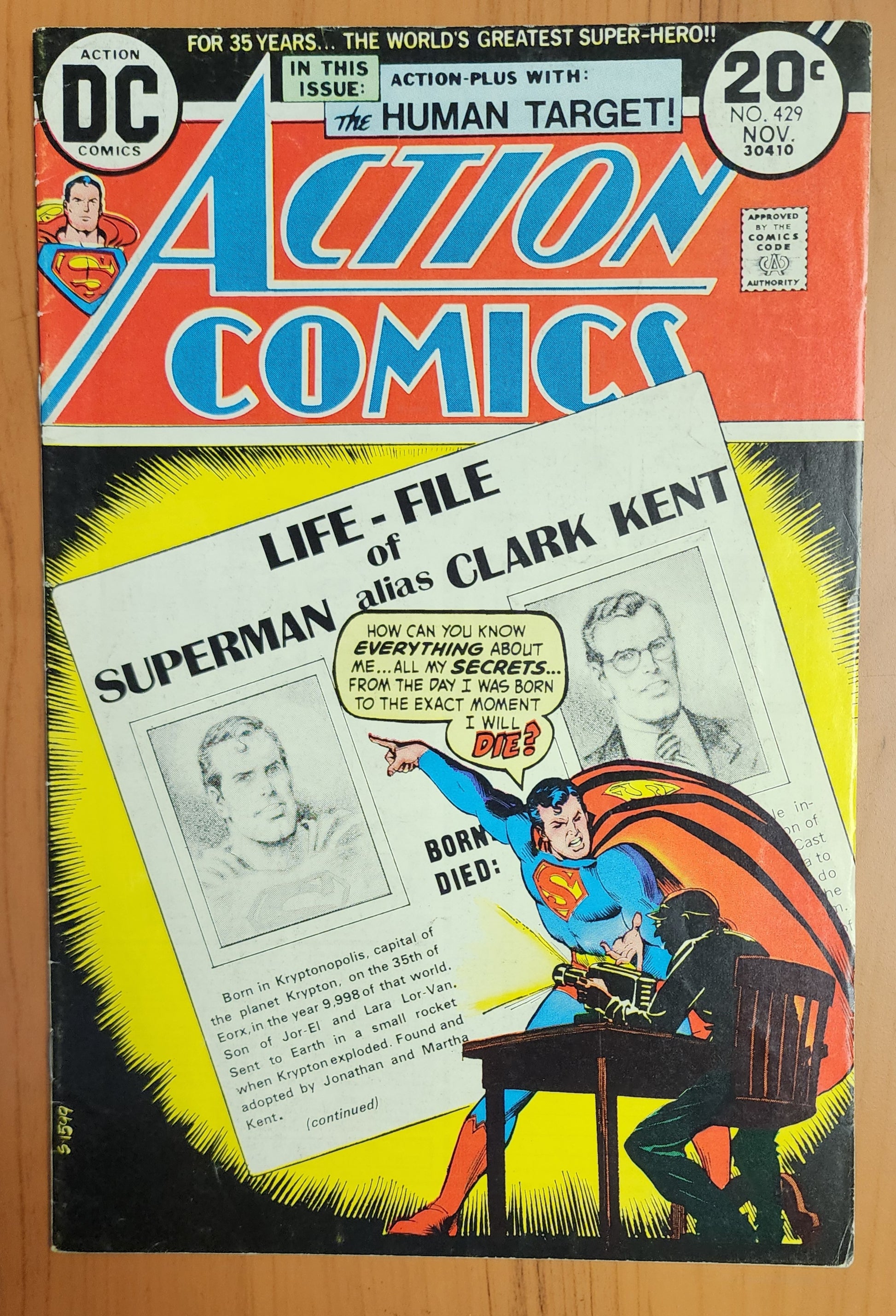 ACTION COMICS #429 1973 Action Comics DC COMICS