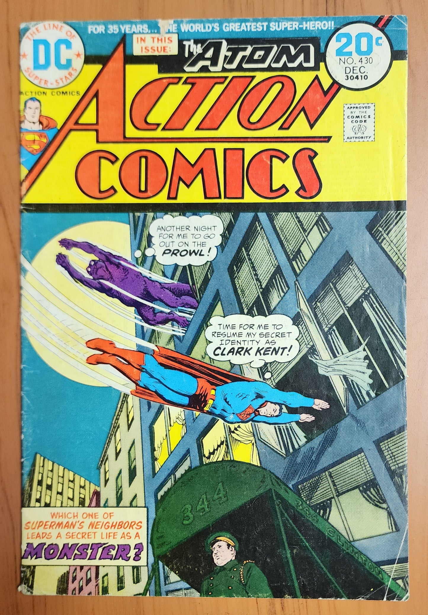ACTION COMICS #430 1973 Action Comics DC COMICS