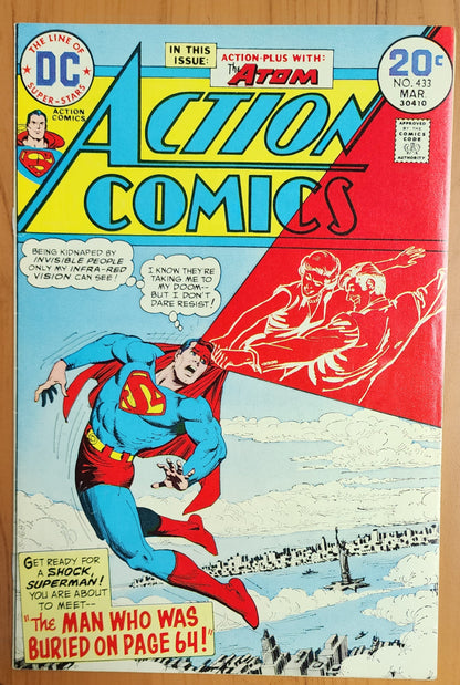 ACTION COMICS #433 1974 [J01] Action Comics DC COMICS