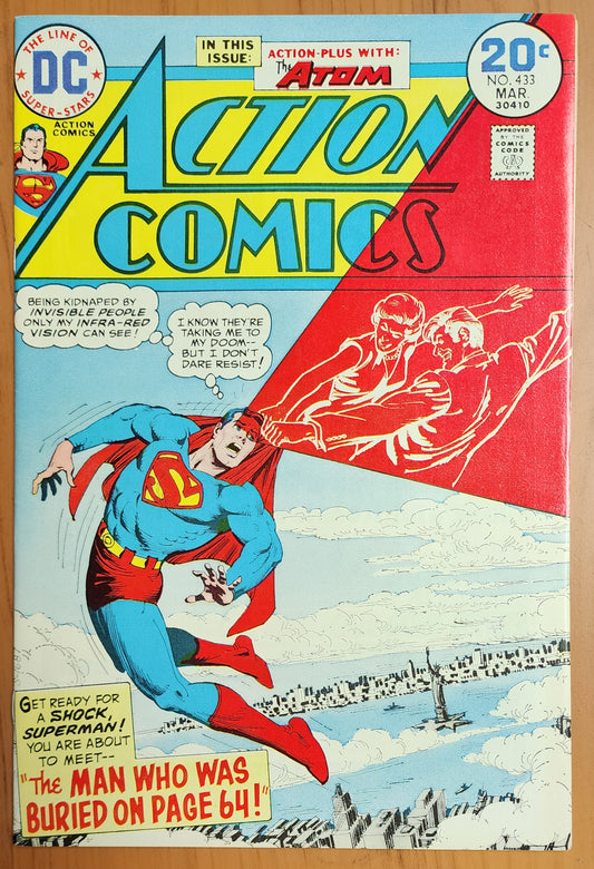 ACTION COMICS #433 1974 [J02] Action Comics DC COMICS
