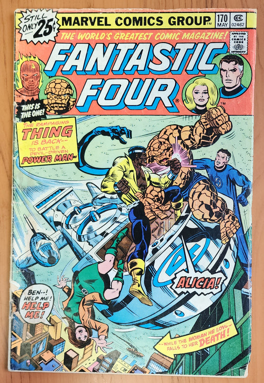 FANTASTIC FOUR #170 1976 Fantastic Four MARVEL COMICS