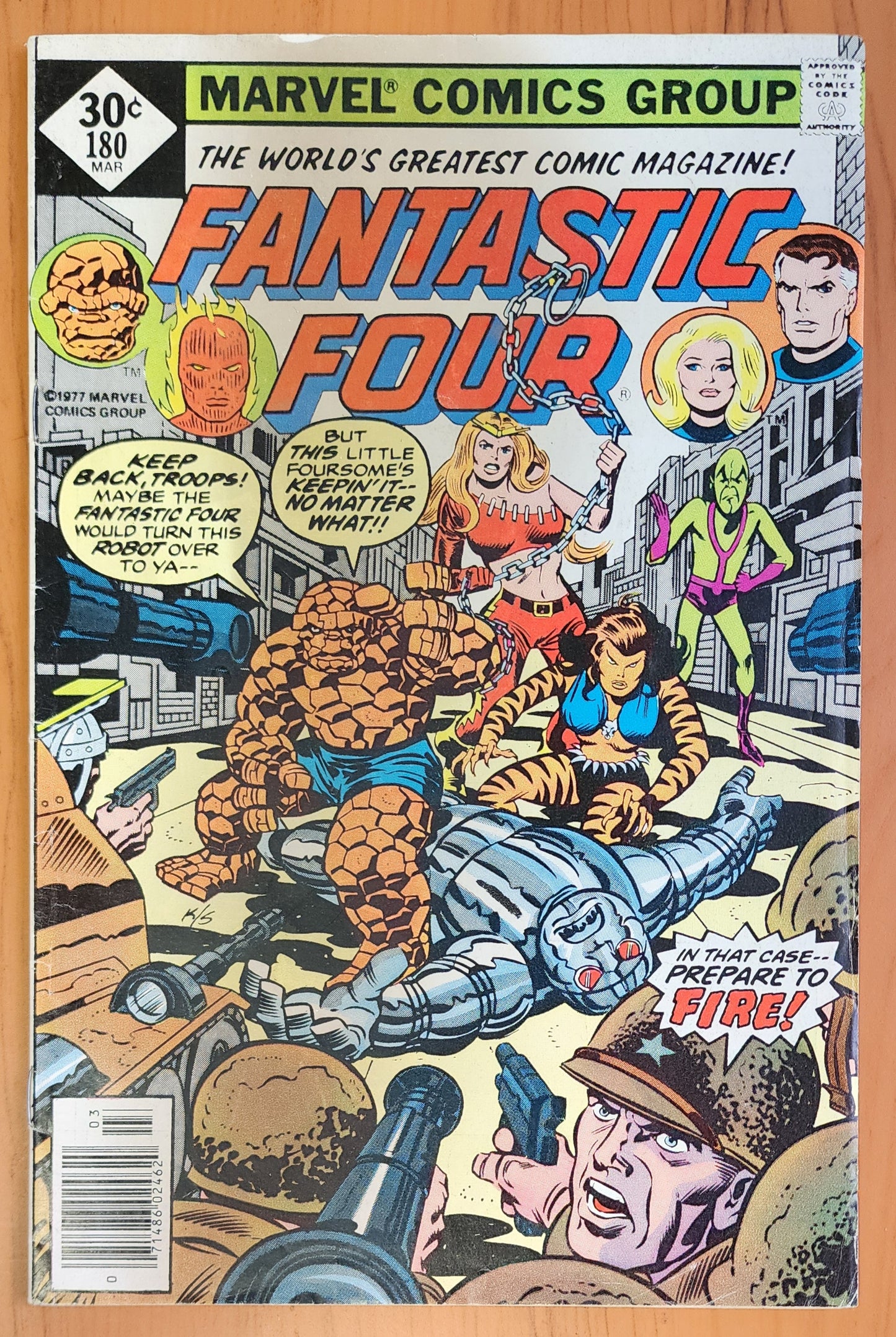 FANTASTIC FOUR #180 1977 Fantastic Four MARVEL COMICS