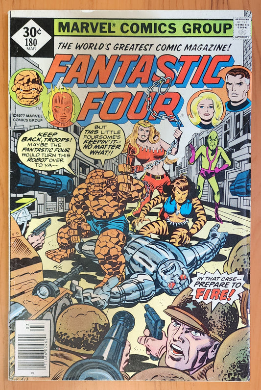 FANTASTIC FOUR #180 1977 Fantastic Four MARVEL COMICS