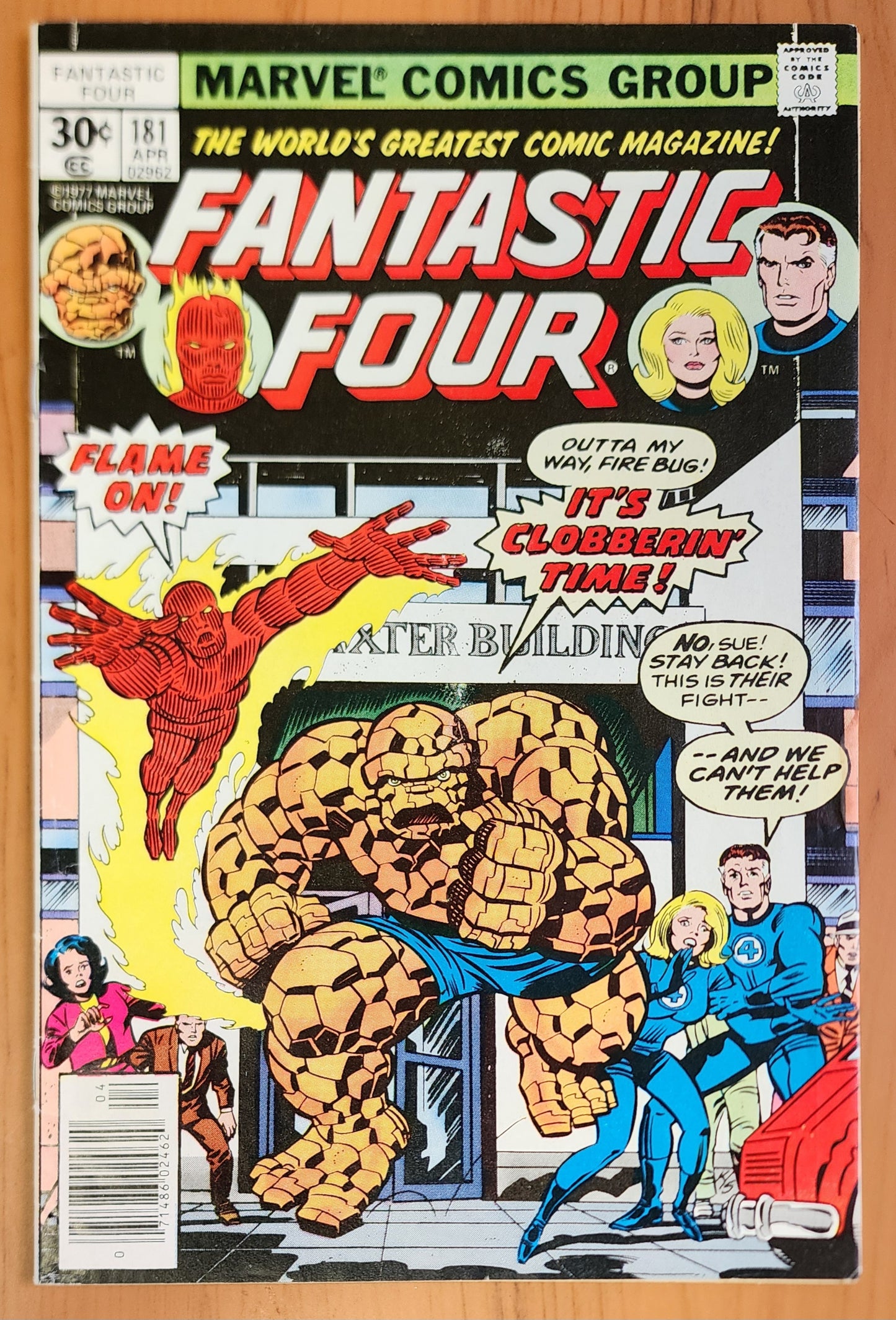 FANTASTIC FOUR #181 1977 [J02] Fantastic Four MARVEL COMICS