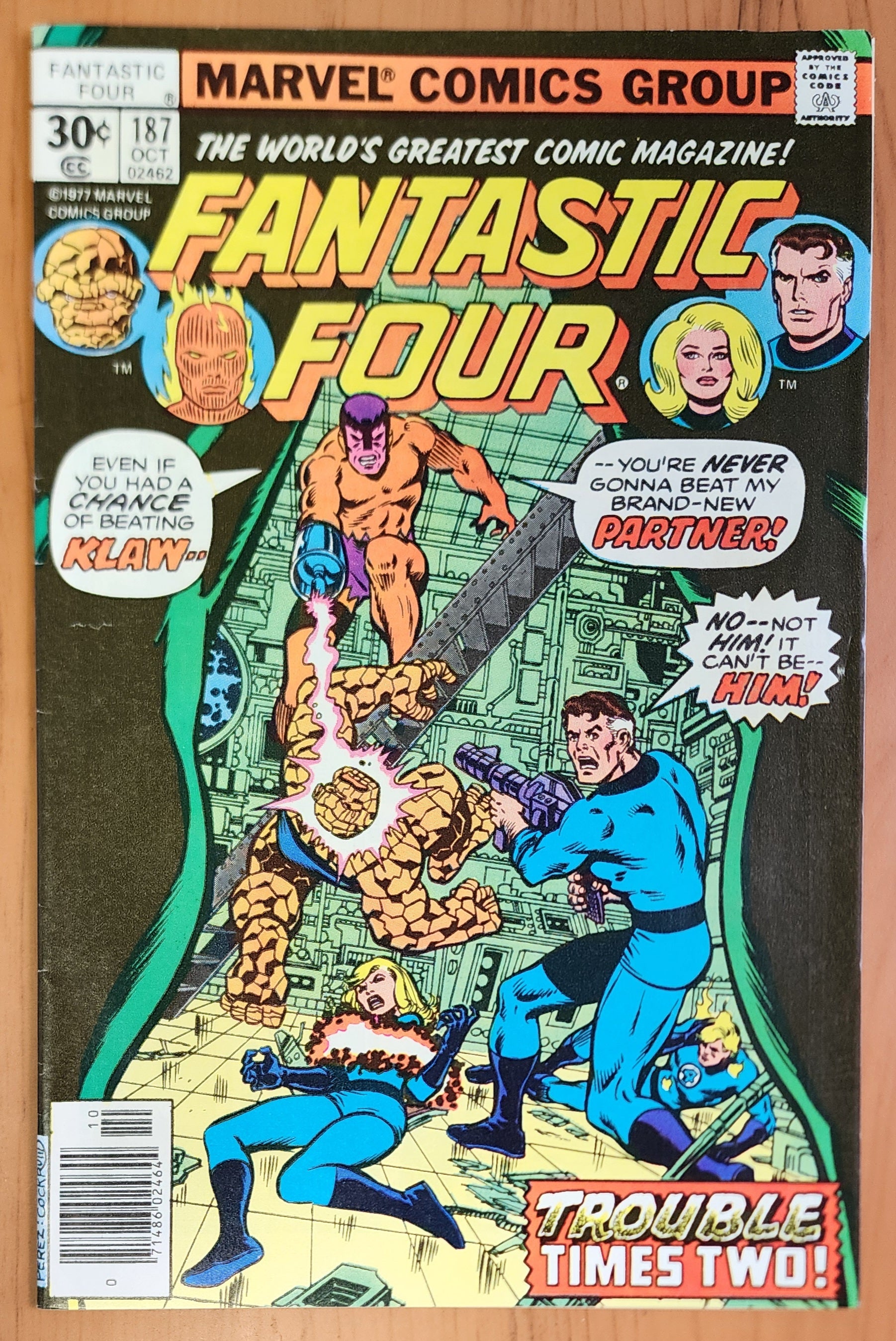 FANTASTIC FOUR #187 1977 Fantastic Four MARVEL COMICS