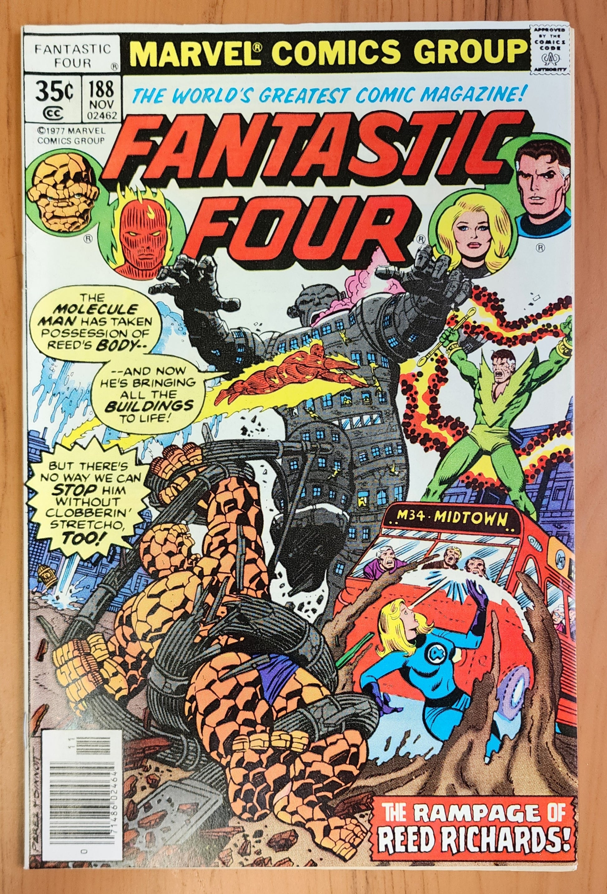FANTASTIC FOUR #188 1977 Fantastic Four MARVEL COMICS