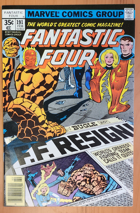 FANTASTIC FOUR #191 1978 Fantastic Four MARVEL COMICS