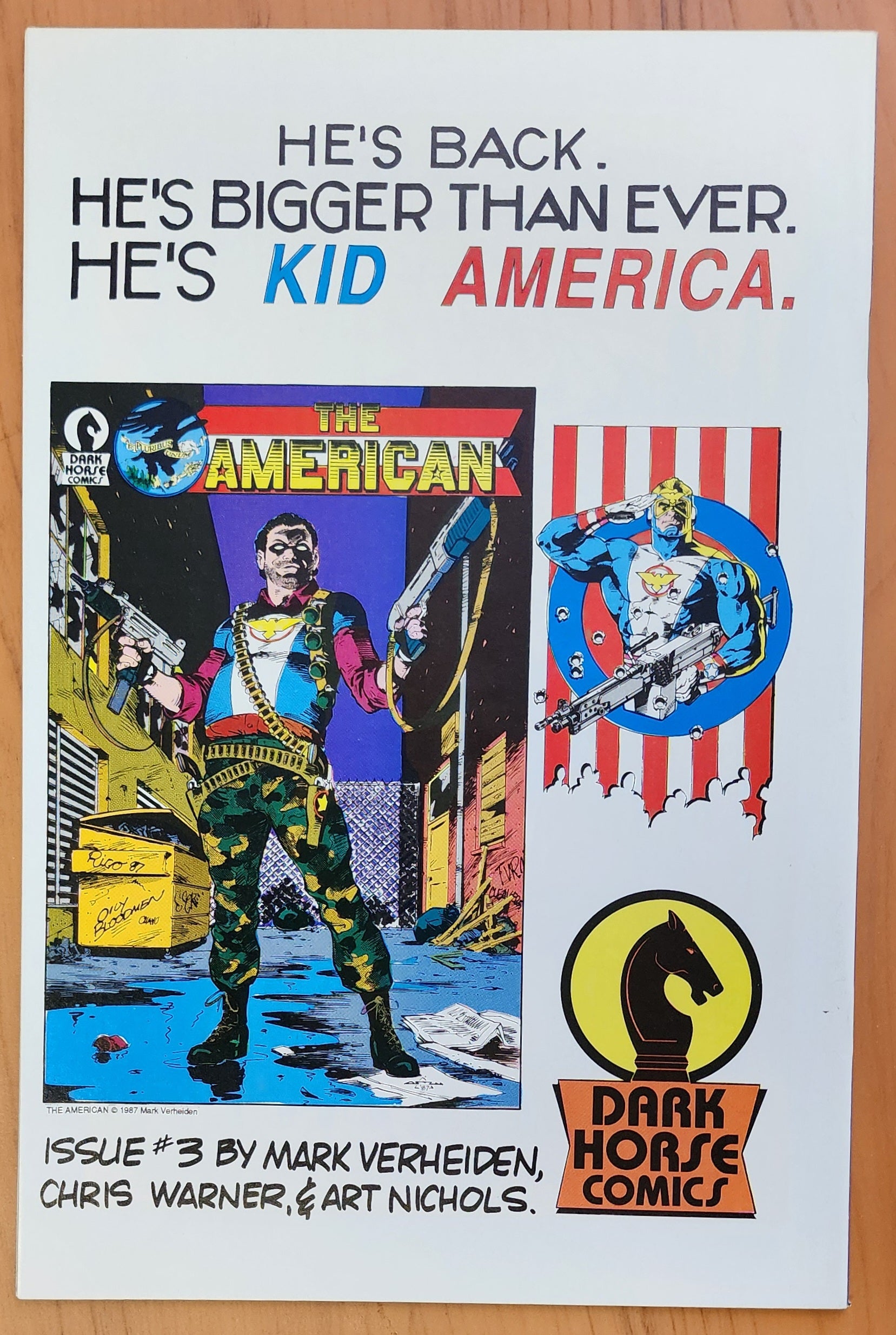 DARK HORSE PRESENTS #12 1987 Dark Horse Presents DARK HORSE