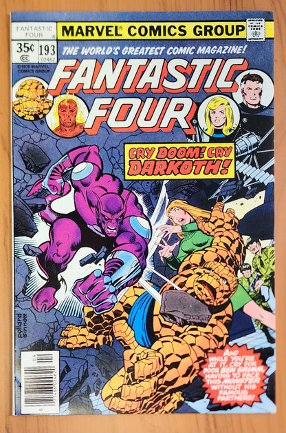 FANTASTIC FOUR #193 1978 [J01] Fantastic Four MARVEL COMICS