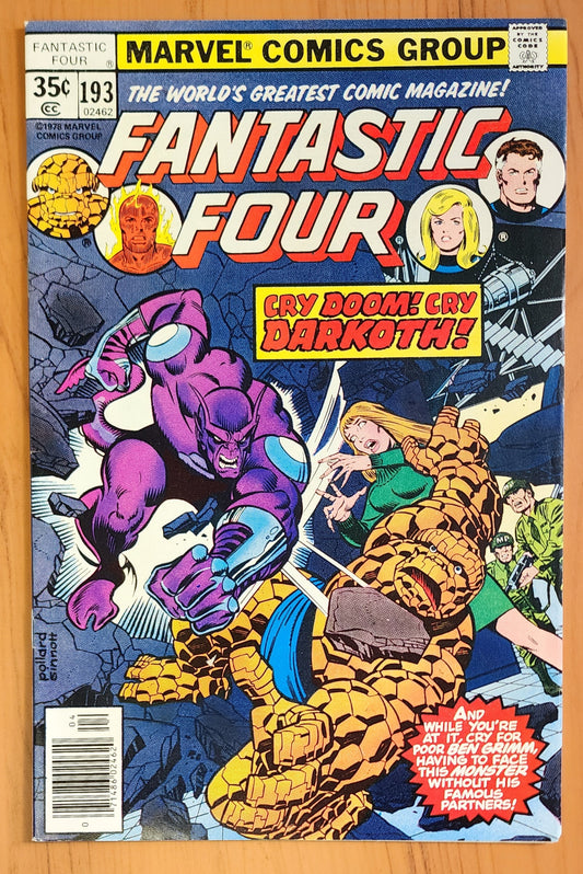 FANTASTIC FOUR #193 1978 [J02] Fantastic Four MARVEL COMICS