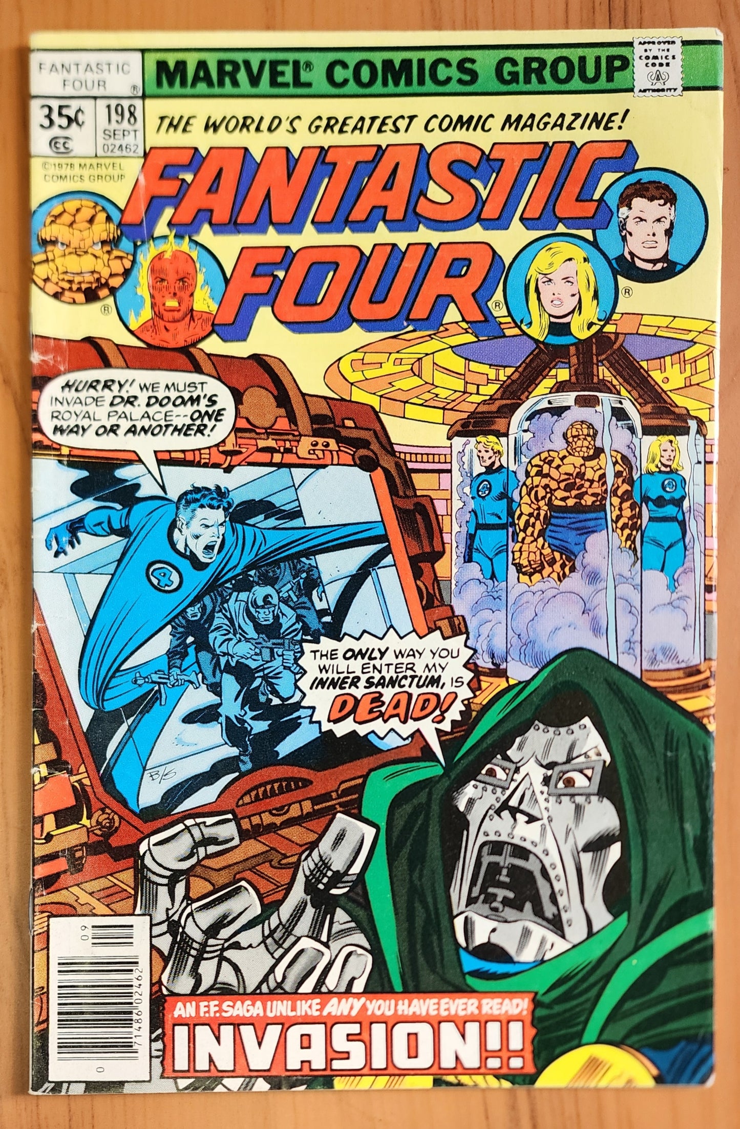 FANTASTIC FOUR #198 1978 Fantastic Four MARVEL COMICS