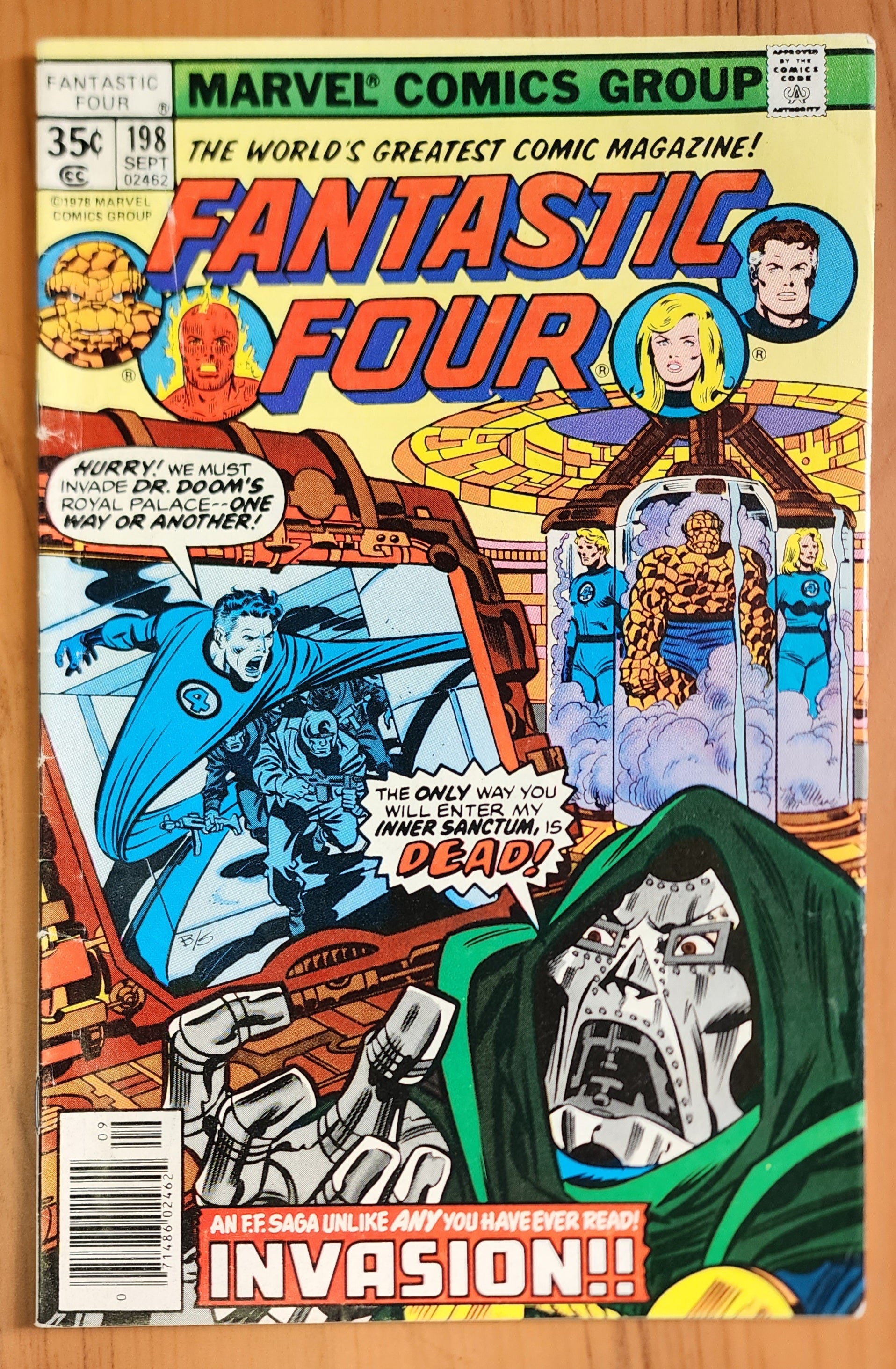 FANTASTIC FOUR #198 1978 Fantastic Four MARVEL COMICS