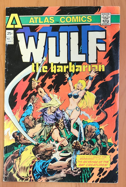 WULF THE BARBARIAN #3 1975 Wulf ATLAS