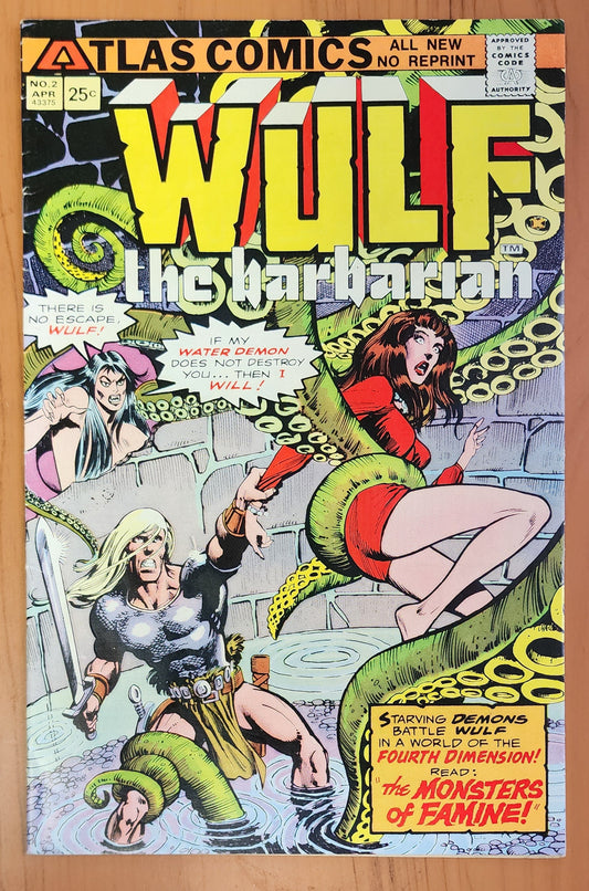 WULF THE BARBARIAN #2 1975 (1ST APP BERITHE) Wulf ATLAS