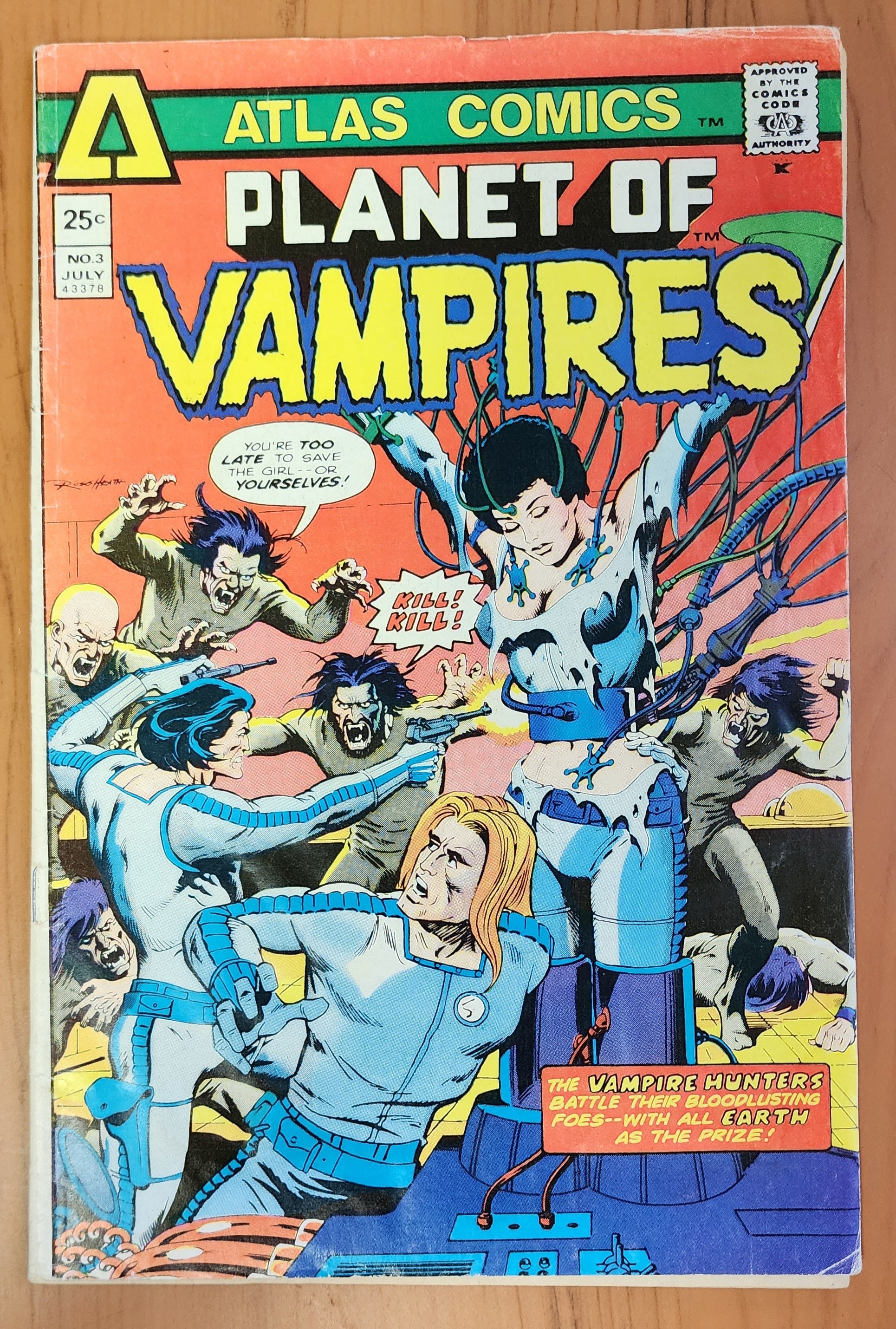 PLANET OF VAMPIRES #3 1975 Planet of Vampires ATLAS