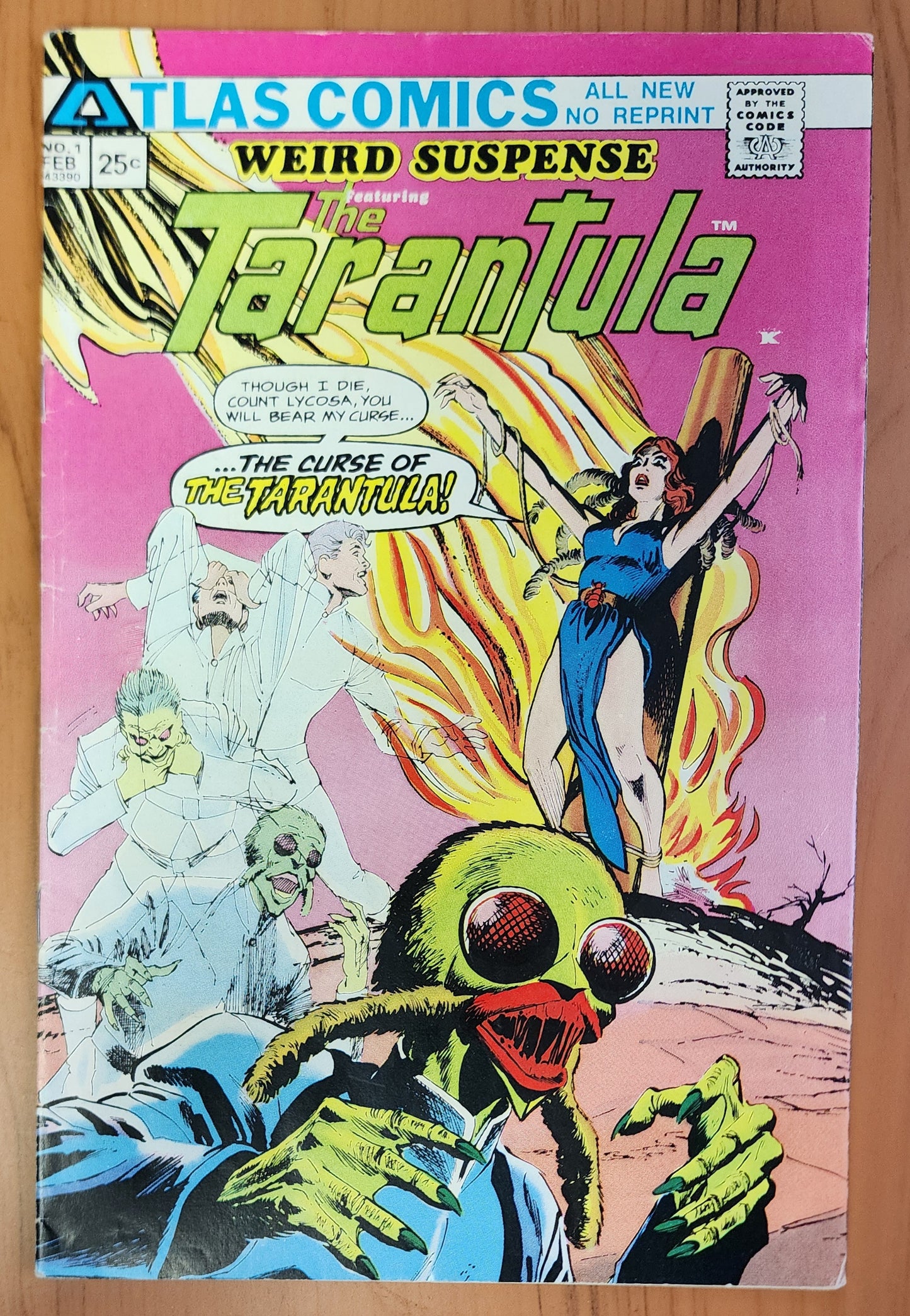 TARANTULA #1 1975 [J02] Planet of Vampires ATLAS