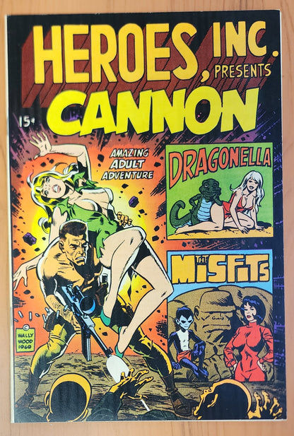 HEROES INC PRESENTS CANNON #1 1969 WALLY WOOD STEVE DITKO Planet of Vampires ATLAS
