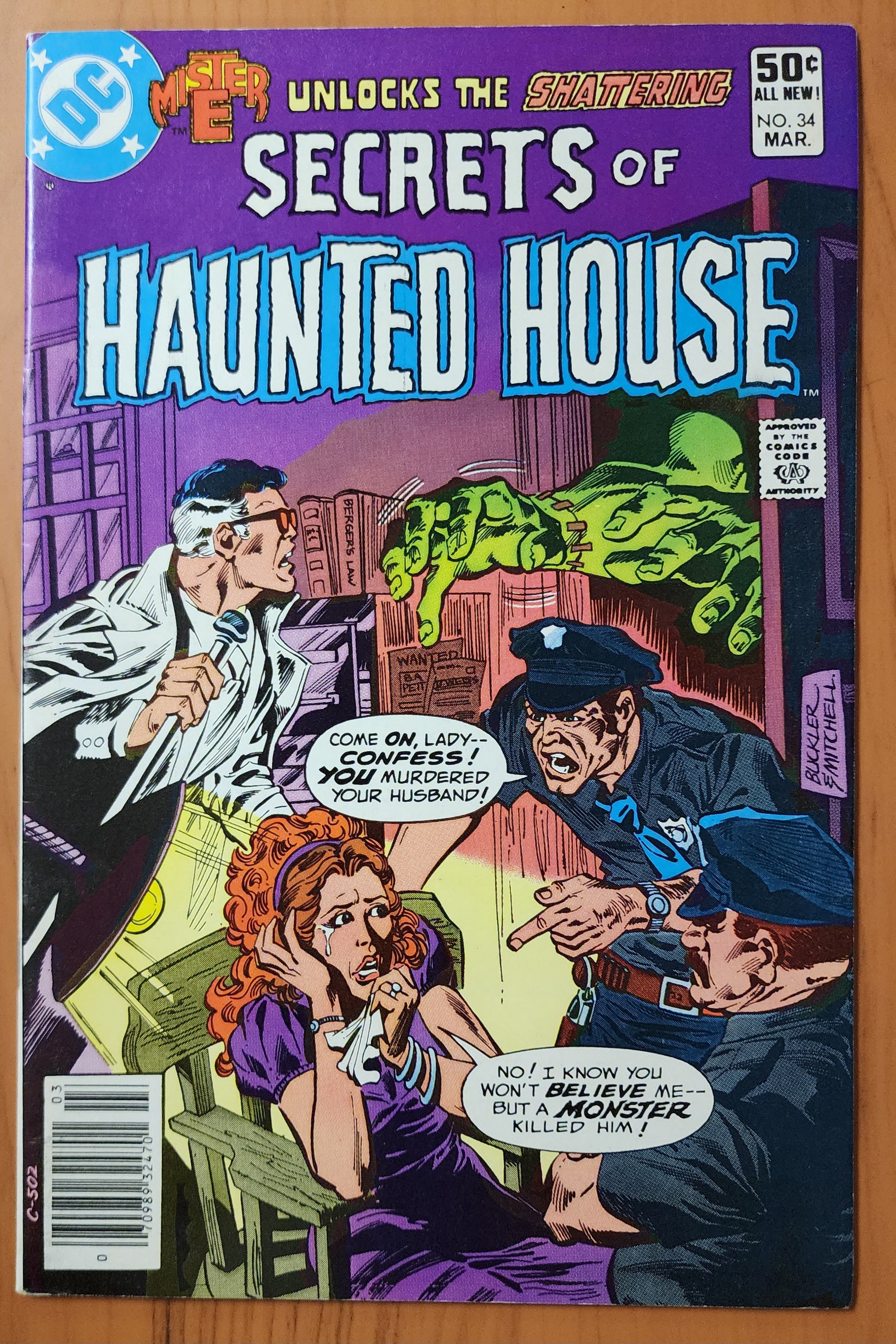 SECRETS OF HAUNTED HOUSE #34 1981 NEWSSTAND Secrets of Haunted House DC Comics