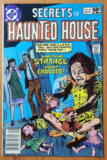 SECRETS OF HAUNTED HOUSE #40 1981 NEWSSTAND Secrets of Haunted House DC Comics