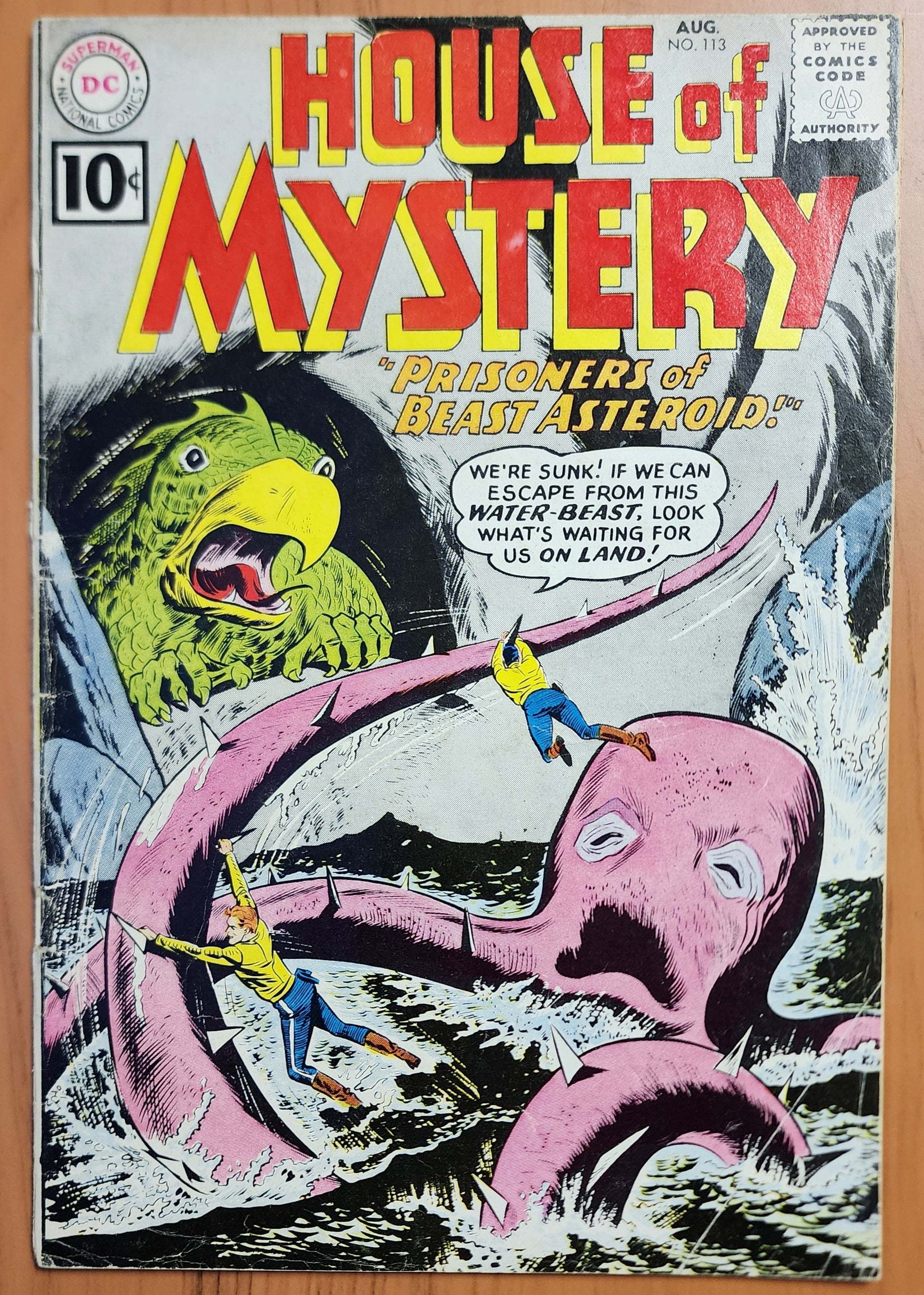 HOUSE OF MYSTERY #113 1961 Hose of Mystery DC Comics