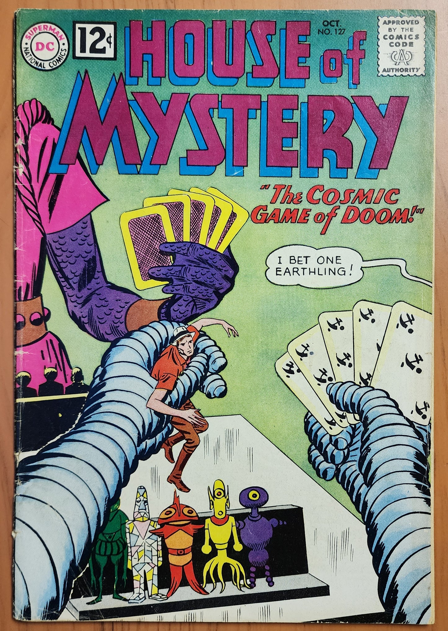 HOUSE OF MYSTERY #127 1962 Hose of Mystery DC Comics