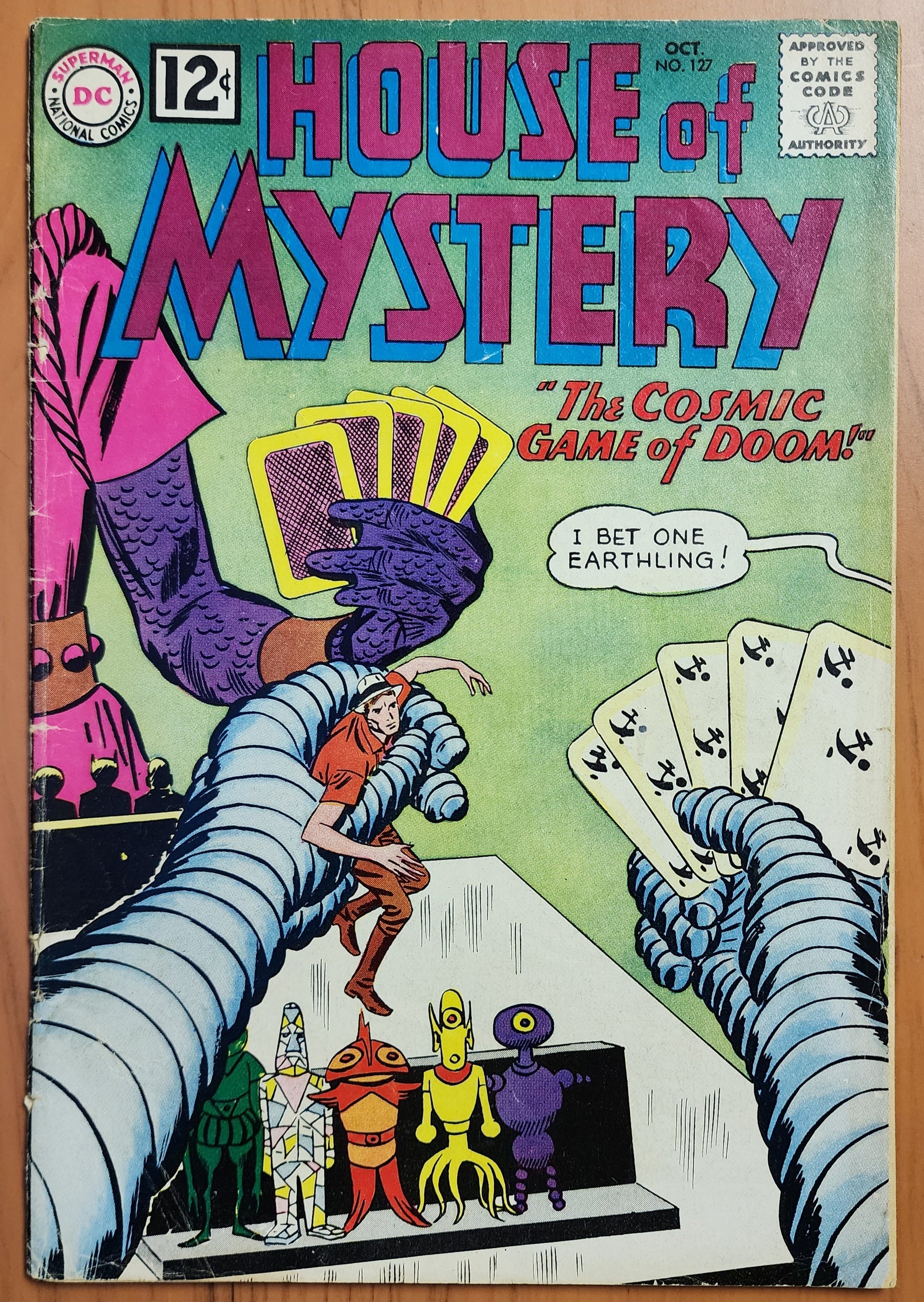 HOUSE OF MYSTERY #127 1962 Hose of Mystery DC Comics