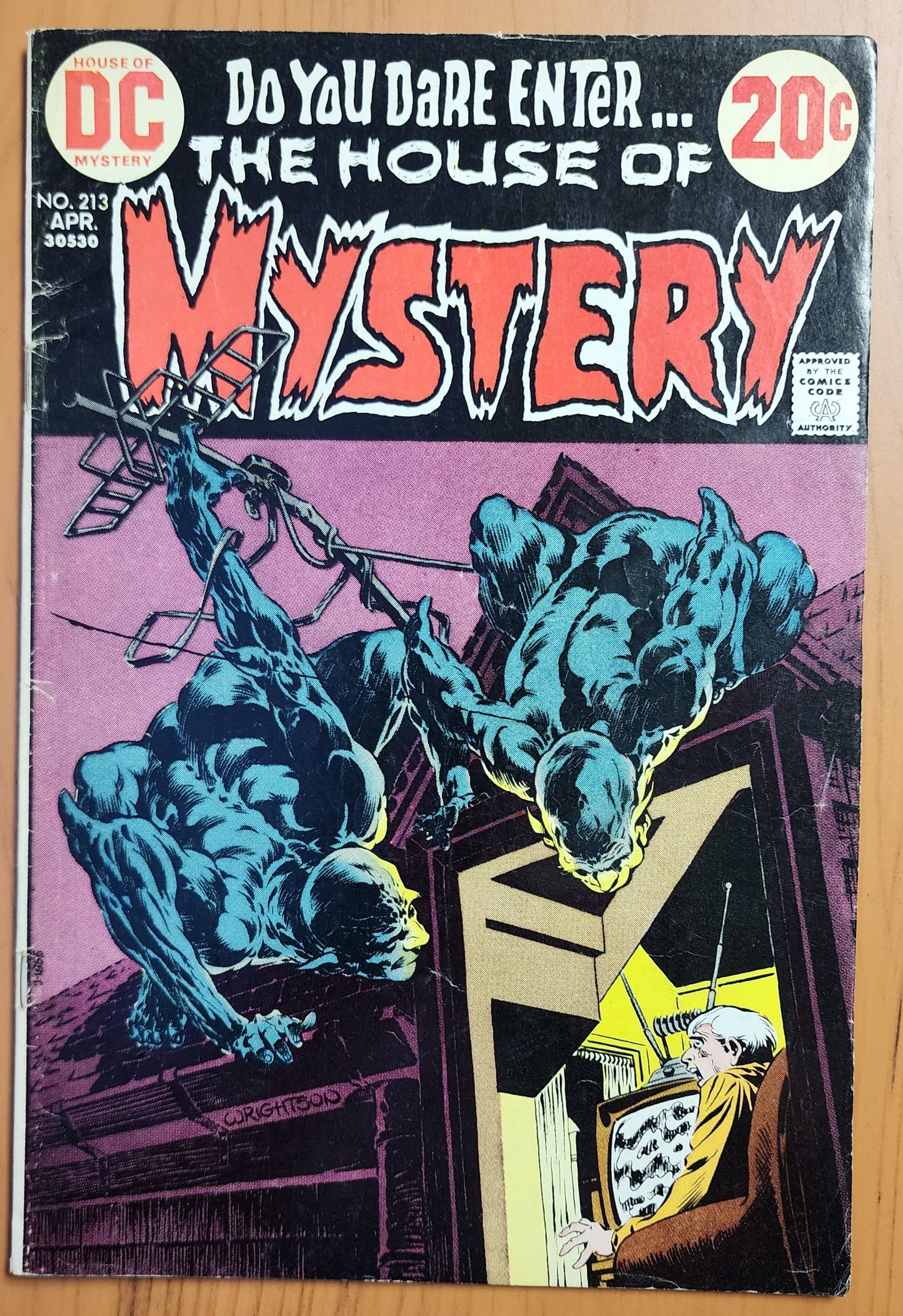 HOUSE OF MYSTERY #213 1972 Hose of Mystery DC Comics