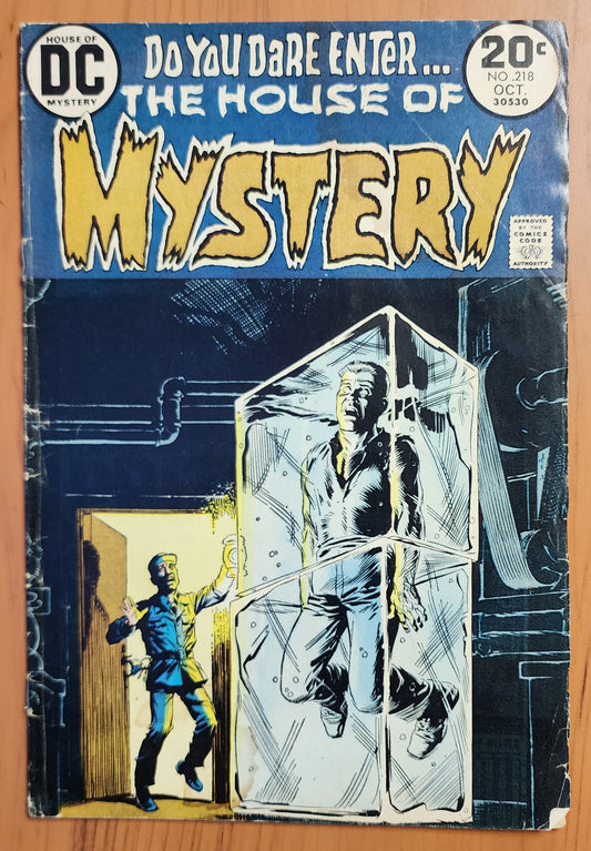 HOUSE OF MYSTERY #218 1973 Hose of Mystery DC Comics