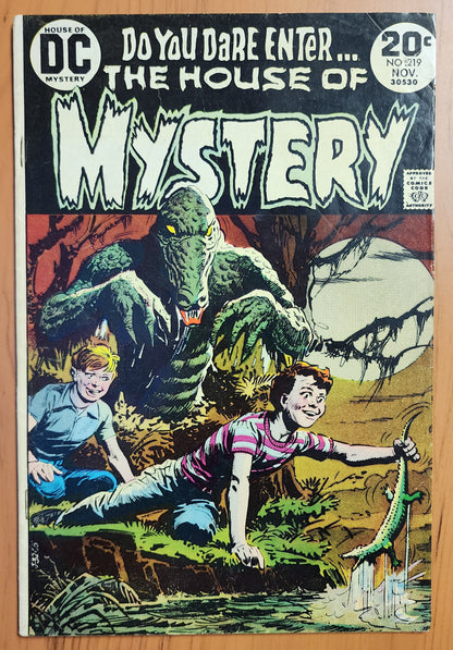 HOUSE OF MYSTERY #219 1973 Hose of Mystery DC Comics