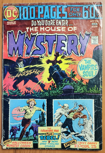 HOUSE OF MYSTERY #228 1974 Hose of Mystery DC Comics