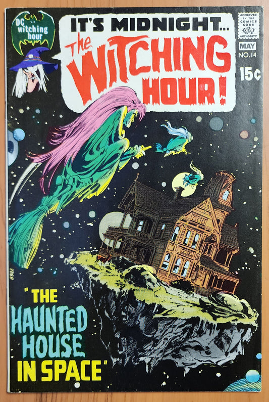WITCHING HOUR #14 1971 NEAL ADAMS COVER Hose of Mystery DC Comics