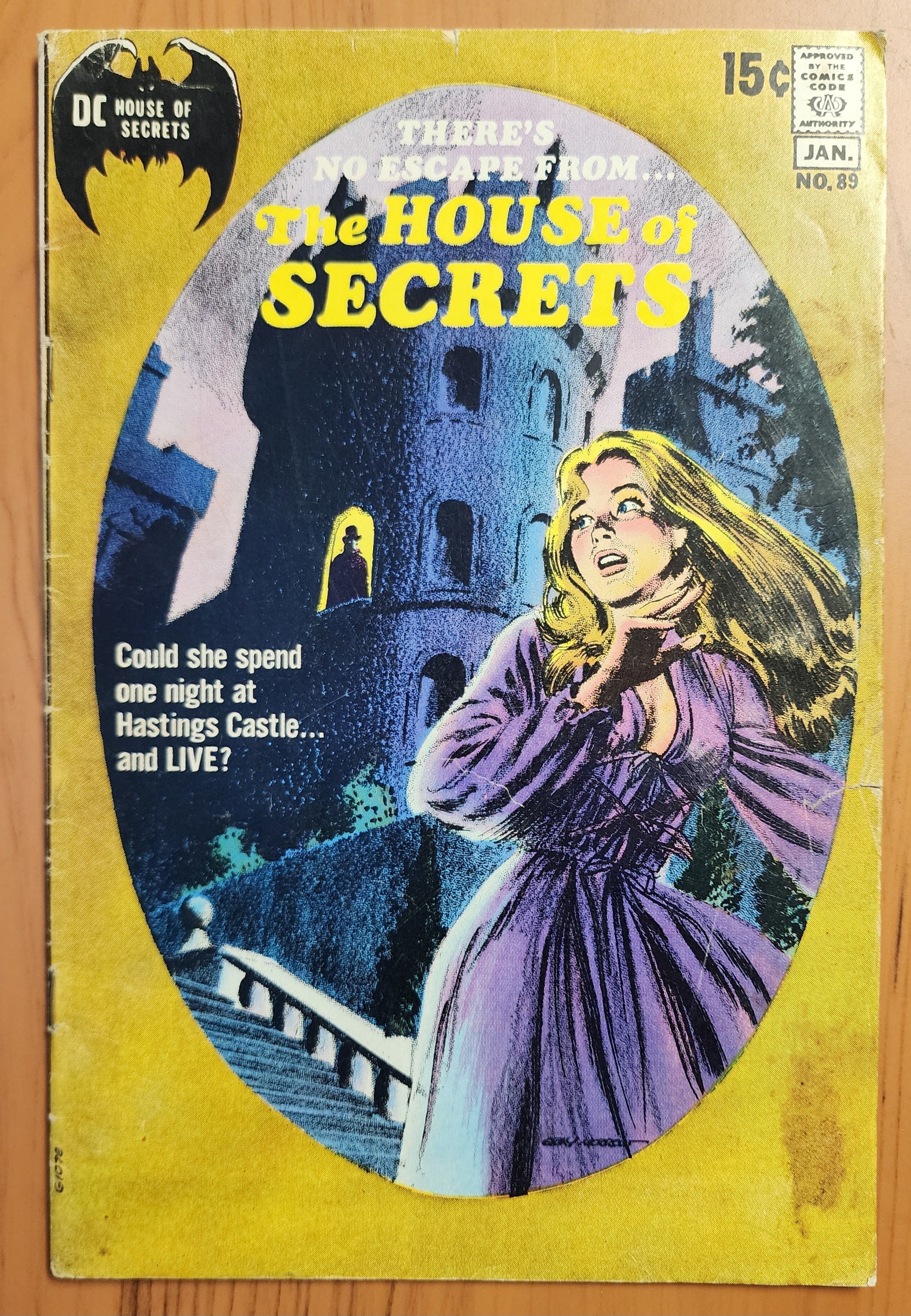 HOUSE OF SECRETS #89 1970 NEAL ADAMS COVER House of Secrets DC Comics