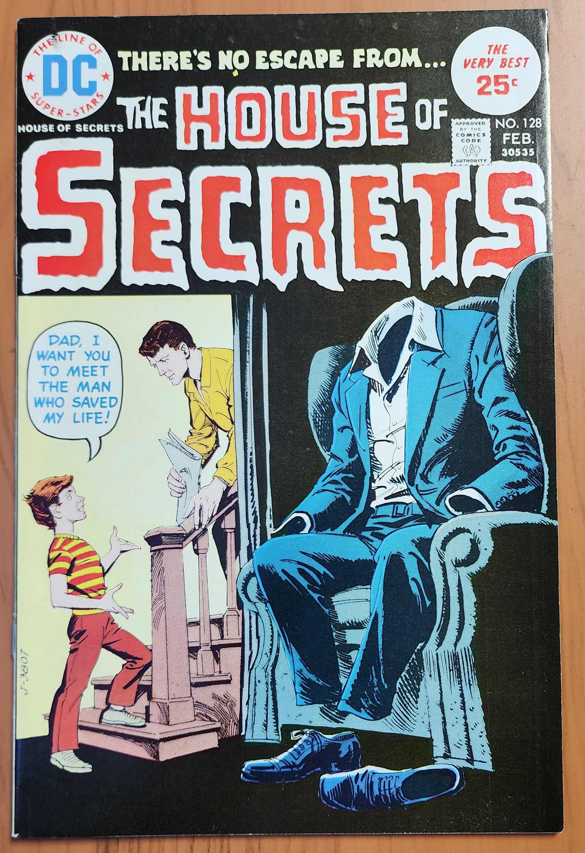 HOUSE OF SECRETS #128 1975 House of Mystery DC Comics
