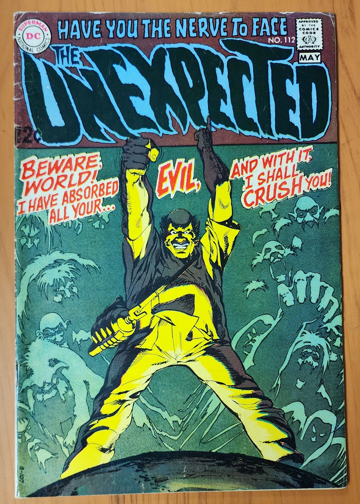 UNEXPECTED #112 1968 NEAL ADAMS COVER House of Mystery DC Comics