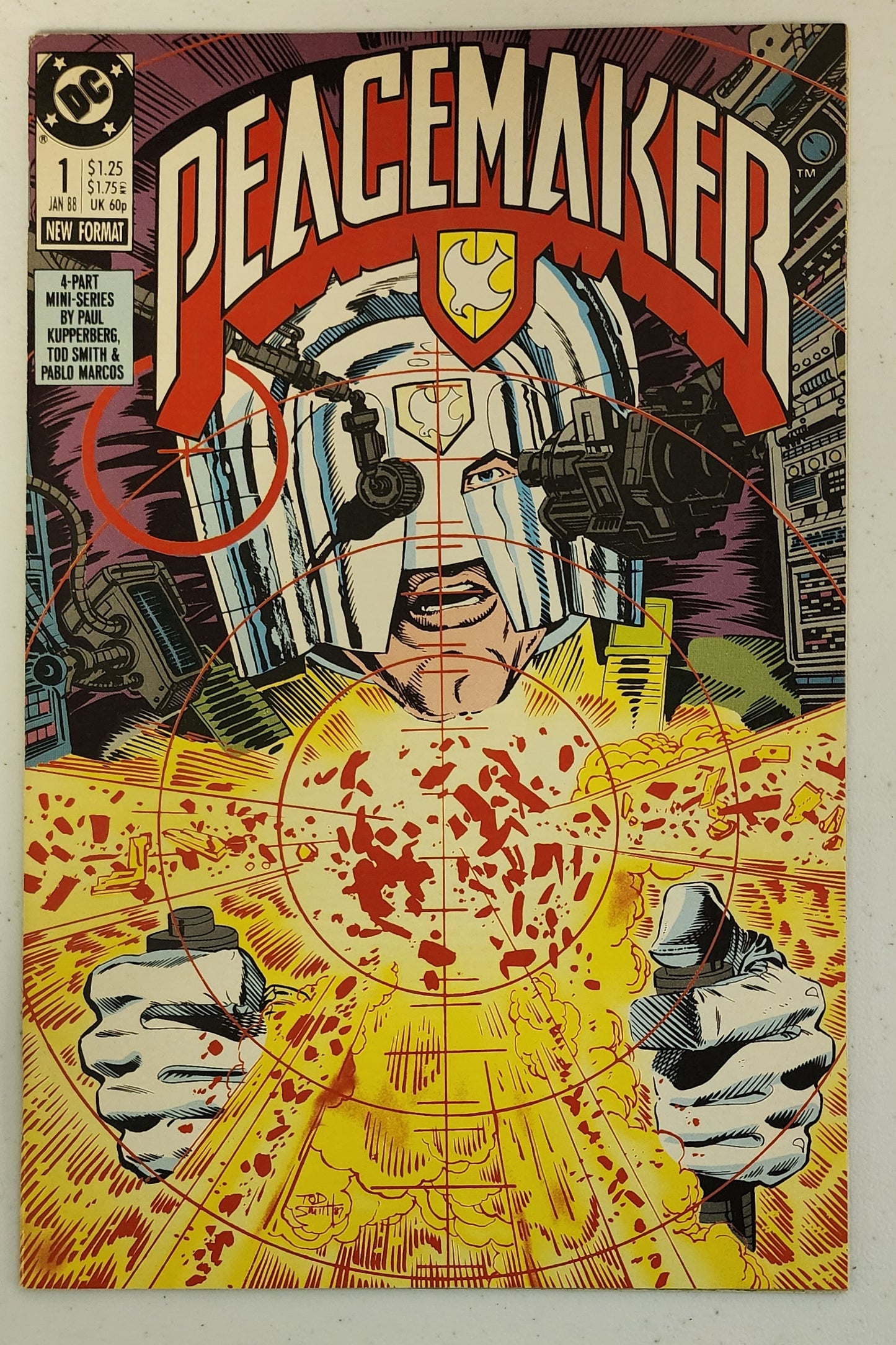 PEACEMAKER #1-4 COMPLETE MINI SET 1988 Peacemaker DC COMICS