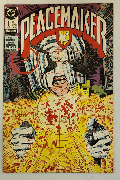 PEACEMAKER #1-4 COMPLETE MINI SET 1988 Peacemaker DC COMICS