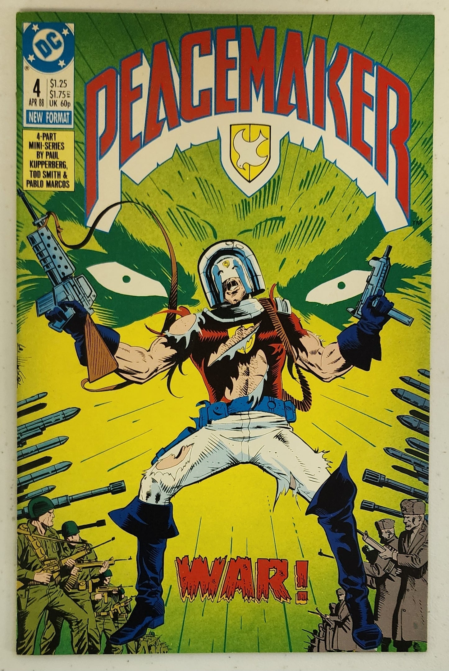 PEACEMAKER #1-4 COMPLETE MINI SET 1988 Peacemaker DC COMICS