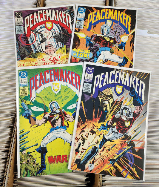PEACEMAKER #1-4 COMPLETE MINI SET 1988 Peacemaker DC COMICS