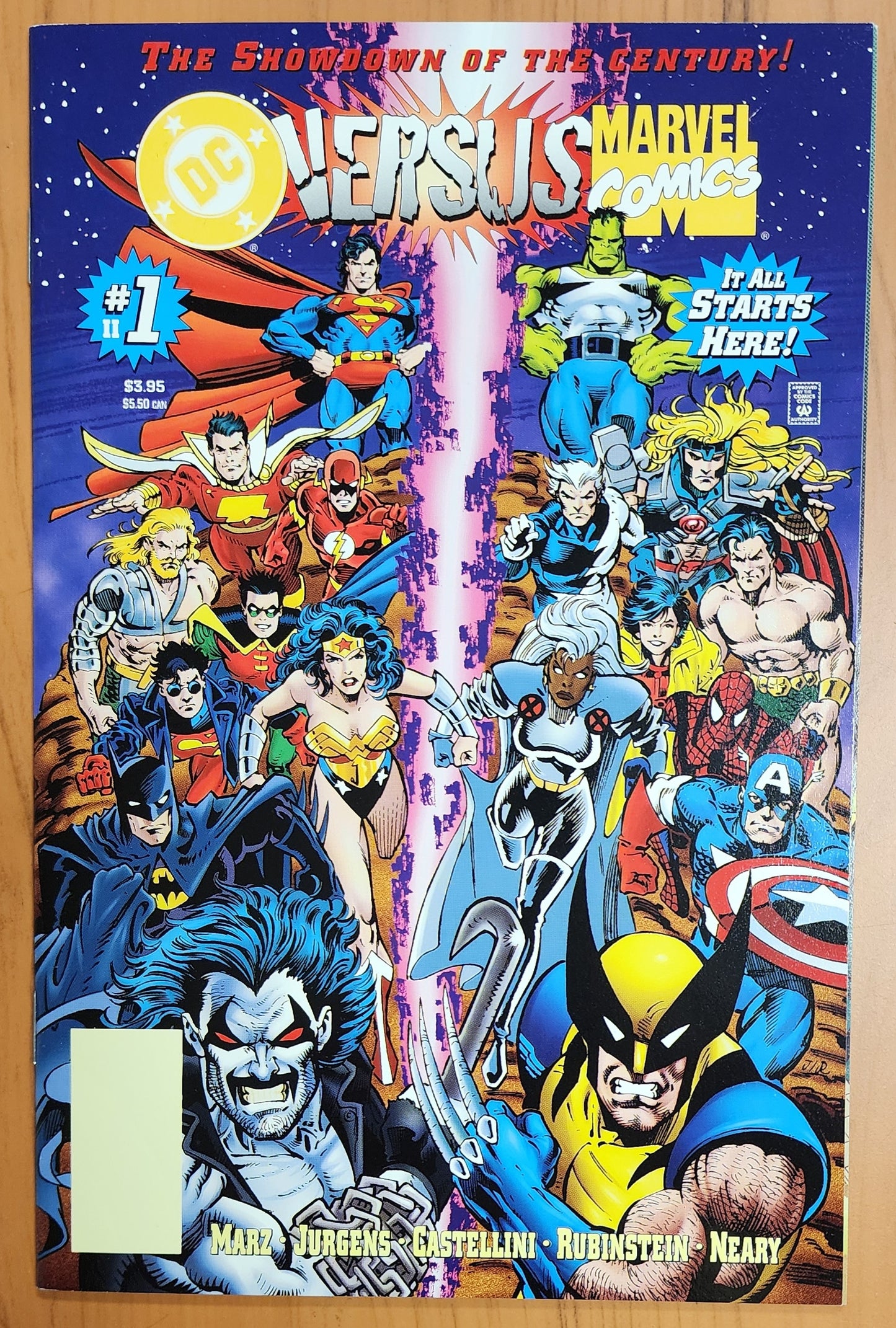 MARVEL VS DC #1 2ND PRINT 1996 MARVEL COMICS